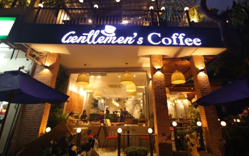 Gentlemen’s Coffee quán cà phê quận 4 view đẹp, không gian rộng rãi