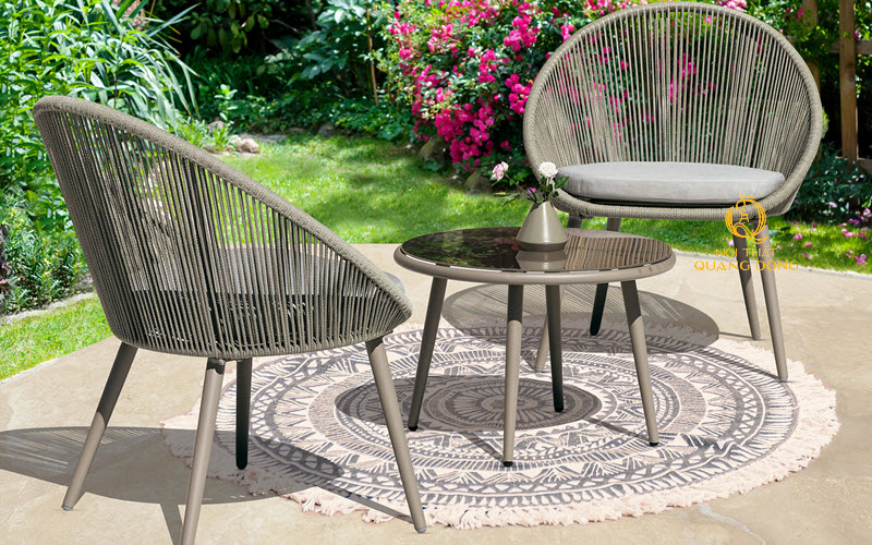 Bàn ghế QD-345 Nội thất Quang Đông