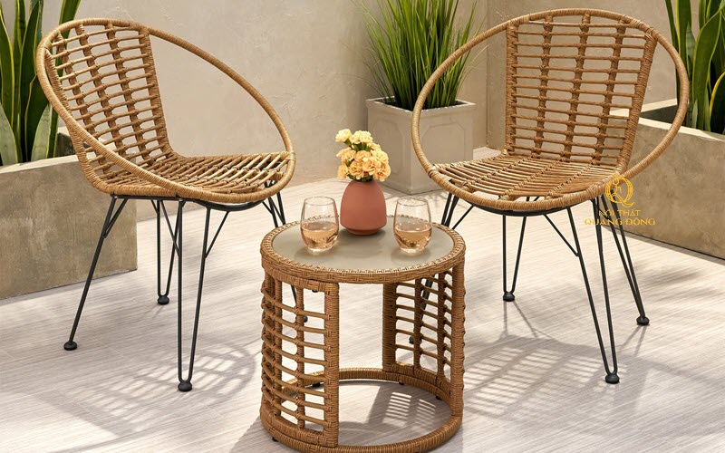 bàn ghế ban công cao cấp Nội thất Quang Đông