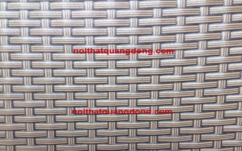 kiểu đan lóng mốt truyền thống của nghề đan mây tre bằng sợi nhựa polyester cao cấp chống thấm trượt nước