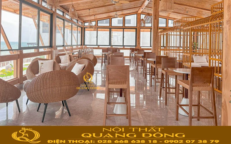 Kiểu dáng bàn ghế cũng ảnh hưởng đến giá thành của sản phẩm Kiểu dáng bàn ghế cafe ít nhiều ảnh hưởng đến giá thành của sản phẩm